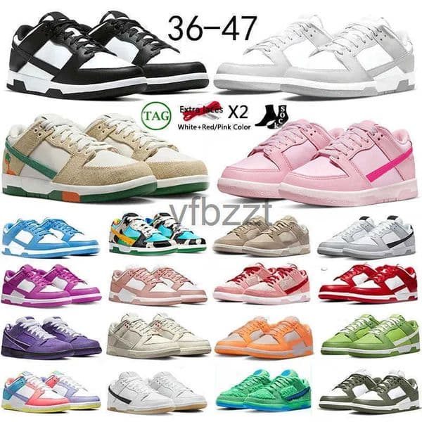 Panda Outdoor Shoes lows Jarritos Sanddrift triple pink lobster Argon Grey Fog Syracuse UNC orange purple Active Fuchsia trainers Gai sneakers outdoor size 3647