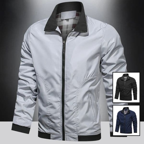 Spring and autumn mens thin jackets are perfect for outdoor leisure loose stand up collars oversized flight 240816