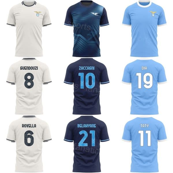 Club 25-26 Man Lazio 19 DIA Soccer Jerseys 6 ROVELLA 94 PROVEDEL 21 BELAHYANE 34 GILA 9 PEDRO 32 CATALDI 11 CASTELLANOS 8 GUENDOUZI 10 ZACCAGNI Football Shirt Kits