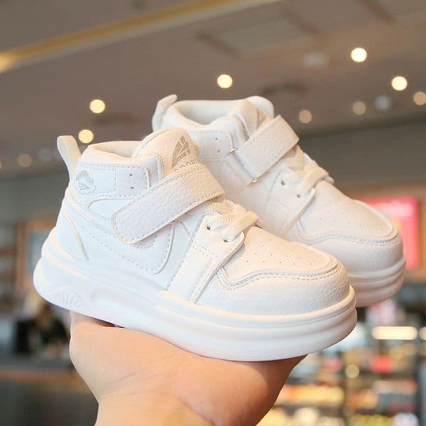 Kids Design Shoes Boys Girls Sports Trainers Child Children Basketball Kidszworld Sneakers Toddler White Shoes Sizes 21 - 32 K01015