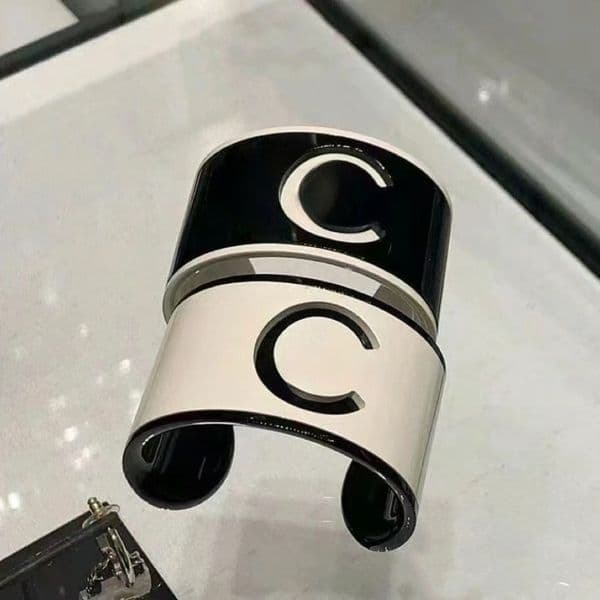 Acrylic Bracelet Designer Classic Design Wide Women's Open Bracelet Hip Hop Style New Bracelet Candy Color