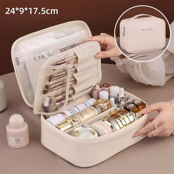 New Fi Wens Cosmetic Bag Portable Storage Bag Large Capacity Luxury Makeup Bag Travel Organizer Essentials Toiletry Bags D251011