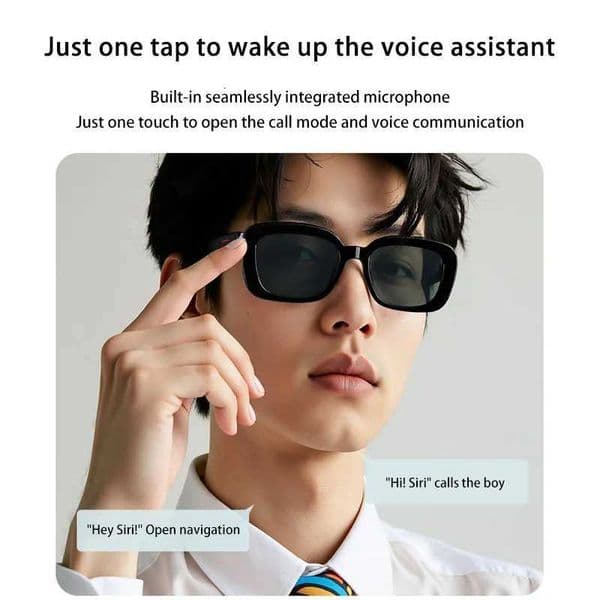 Bluetooth Smart Glasses AI Translation Multilingual Bluetooth Earphones for Listening To Music Taking Photos Bluetooth Glasses X251011