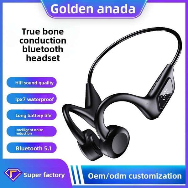 Air Conduction Wireless Bluetooth Ultra-Long Battery Life Bone Sensing Ear-Hanging Running Sports Neckband Earphones