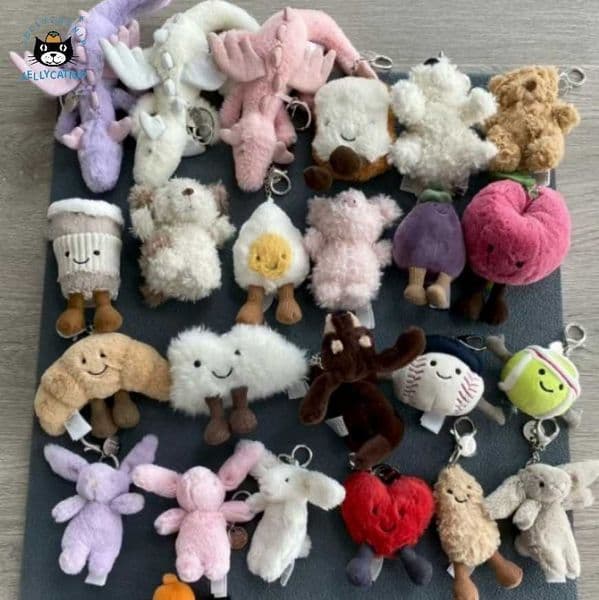 UK jellyscat Plush Toy Same Style Jelly Pendant Keychain Collection Plush Doll Gift Cute Gift