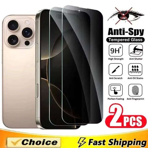 2PCS Privacy Screen Protector For Samsung A06 A56 A36 A26 A55 5G A54 A53 A52 A51 A35 A34 A33 A32 A16 A15 A14 A13 Tempered Glass