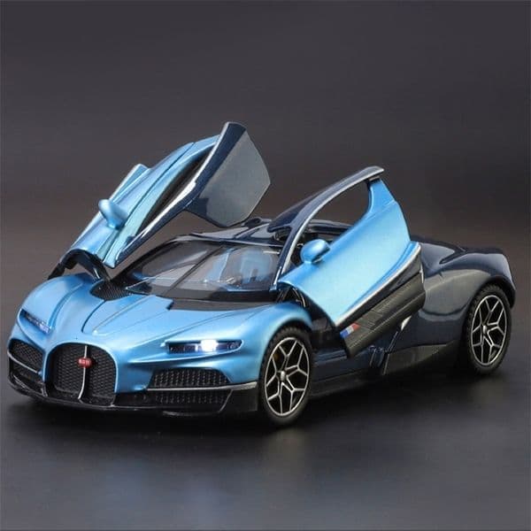 2026 New 132 Bugatti V16 Supercar Alloy Metal Diecast Model Car Childrens Toys Mini GT Collection Hobbies Birthday Gifts Boy 251011 Toys