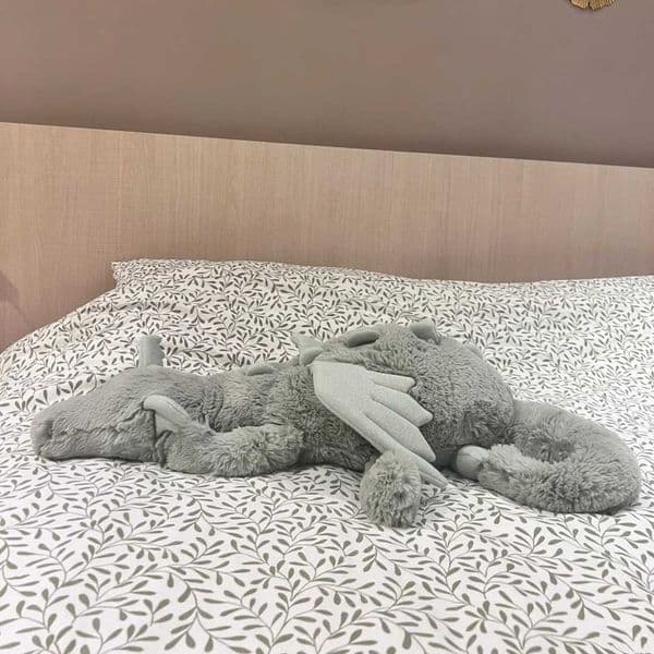 2025 Black Friday 50CM Snow Dragon Pink Dragon Purple Dragon Black Dragon Green Dragon Matcha Dragon Cute Plush Toy Baby Comfort Doll
