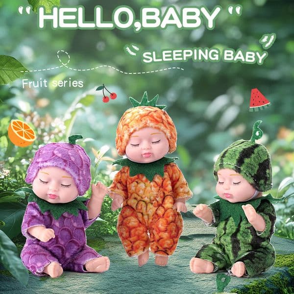 New Kids Realistic Sleep Comforting Doll - Baby Plush Companion Toy for Girls Gift Factory Wholesale In Stock with Free Shipping