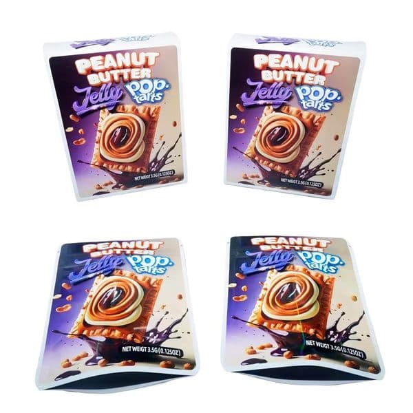 Empty 3.5Gram Mylar Bags With Box Storage Zipper Lock Mylar Pouch Kit Candy Storage Plastic Case