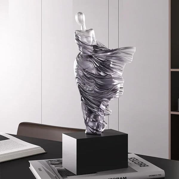 Figure Sculpture Portrait Sculpture Resin Sculptur Art Senior Statue Living Room Home Decor Office Desk Minimalist Art Ornaments 251011