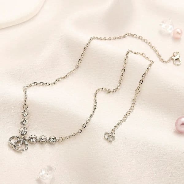 Women Luxury Designer Necklace Choker Pendant 18K Gold Plated Crystal Pendant Necklaces Wedding Jewelry Accessories