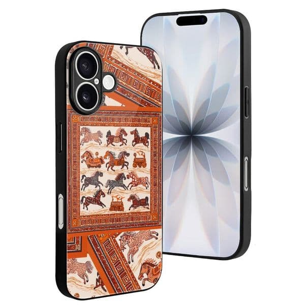 H horse Designer iphone case 17 16 case luxury case for iPhone 17 16 15 Pro Case: Customized glass style TPU style Phone Cases Slim Anti Yellowing Military Grade A11