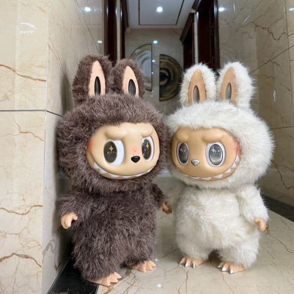 58cm Zimomo 40cm Flip With Me 38cm Mokoko Angel Vinyl Pendant Doll Model Toy Labubu V1 V2 Toy Birthday Gifts