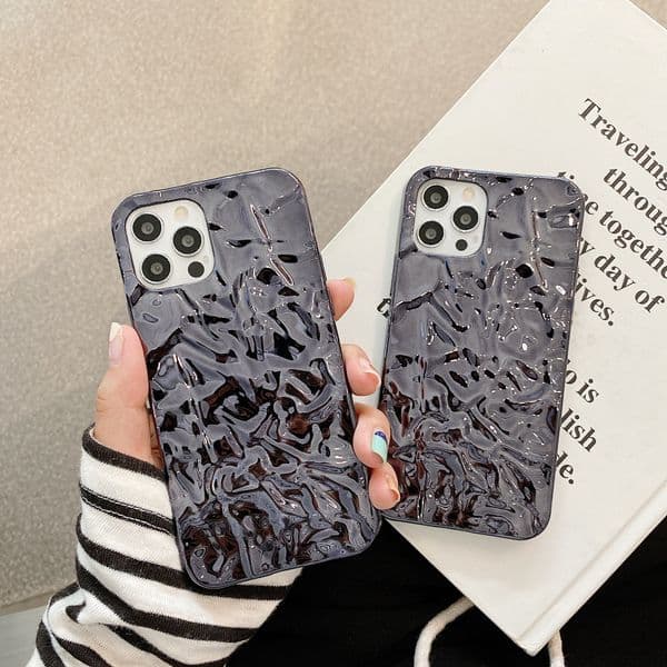 3D Electroplated Foil Texture Soft Case for Huawei Pura 70 Ultra Mate 60 Pro Mate 40 Pro