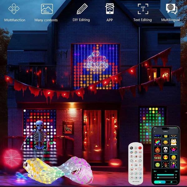 Curtain Garland on The Window USB Power Fairy Lights Festoon with Remote New Year Garland Led Lights Christmas Decor X251015