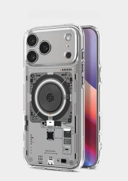 Cyber Circuit Board Clear Case for IPhone 17 / 17 Air / 17 Pro / 17 Pro/16/15/14/13 Pro Max Max Transparent Tech Design Shockproof Cover Case