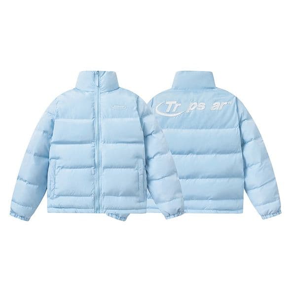 Pop Designer Mens Winter Puffer Stand Neck Down Parkas Jackets Snowsports Thickened Warm Sportswear Embroidery Trapst Warm Jacket Windproof Outerwear Zip Up Coat