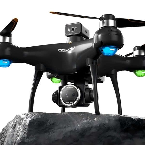 S116 MAX Brushless Optical Flow Drone With Dual Cameras, Headless Mode, 360° Obstacle Avoidance, WIFI Fpv, Phone App Control For Halloween & Christmas Gifts