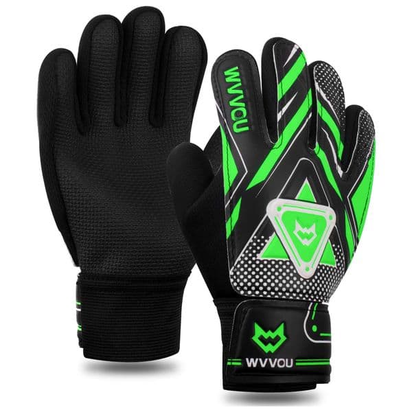 WVVOU Goalkeeper Gloves Children and Teenagers Football Goalkeeper Gloves Football Gloves Double Protection Portability 241014