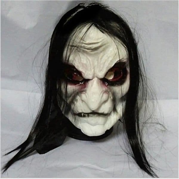 Halloween Zombie Mask Props Grudge Ghost Hedging Zombie Mask Realistic Masquerade Halloween Mask Long Hair Ghost Scary Mask 251010