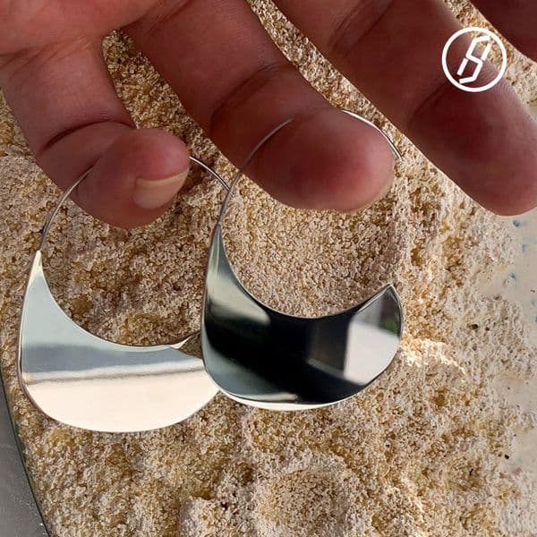 2026 Premium Glossy CEL Bag Earrings C-shaped Earrings Valentine's Day Gifts Wedding Women's Banquet Jewelry Original Jewelry Designer Earrings Wholesale