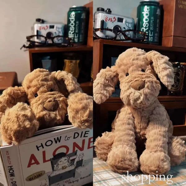 Dolls Fuddlewuddle Puppy Plush Children's plush toys Wave haired Soft Toy dog body pillow Cute Soothing the Doll Gifts