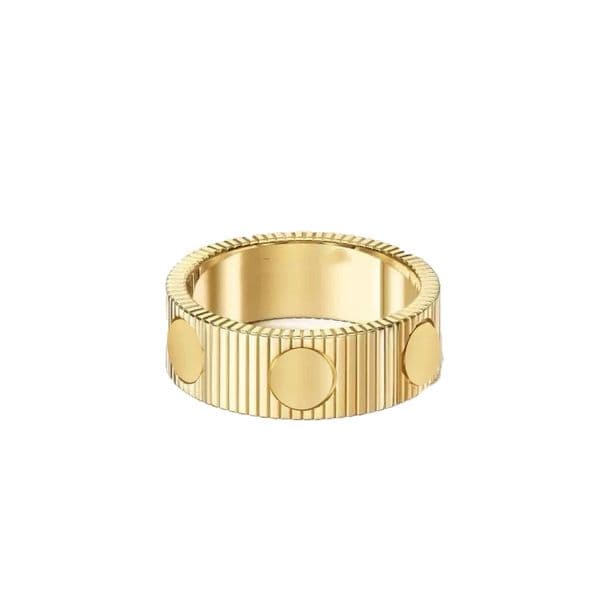 Designer Ring Luxury Rings Jewelry Solid Threaded letter Valentine's DayGifts Jewellery Diamond ring fancy pretty diamond settings size 6-10