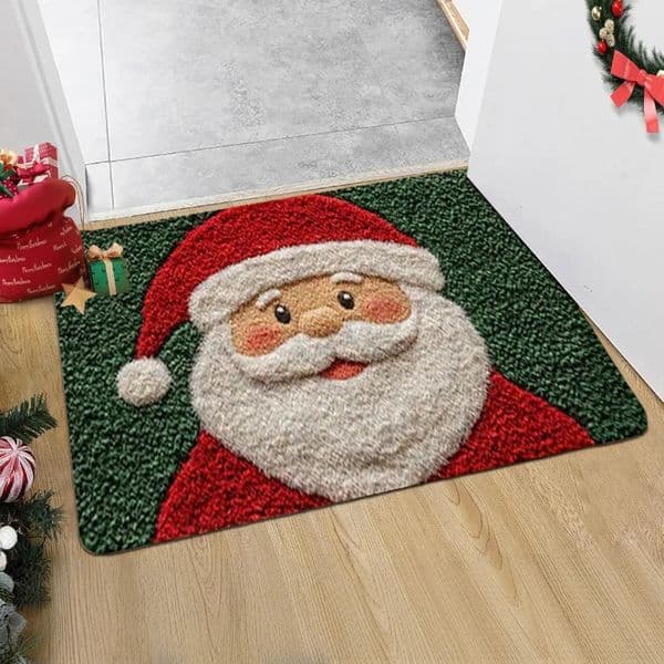 Christmas Carpet Door Merry Mat Festival Santa Claus Outdoor Decorations Home Navidad Xmas Ornament Year 2026 251015