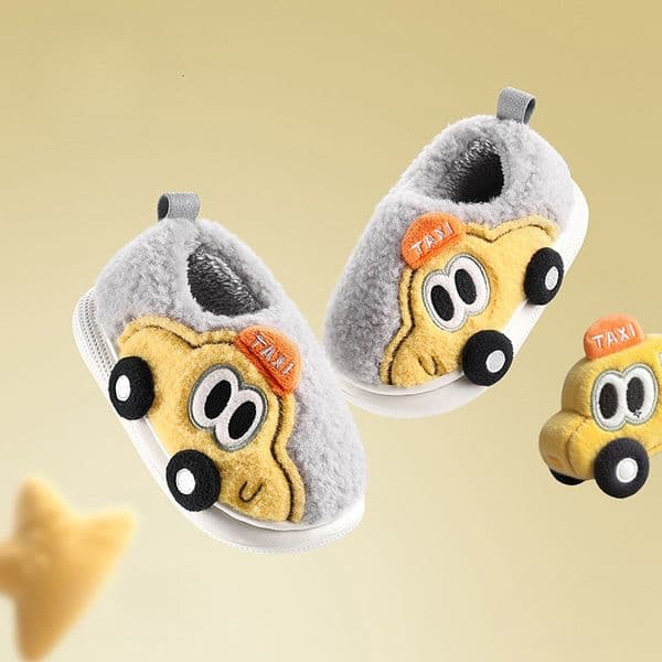 New designer children's shoes, children's shoes, girls' home shoes, boys' soft soled warm woolen leather shoes