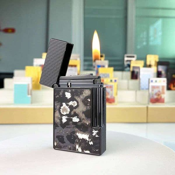 New Commemorative Edition Lighter Single And Double Flame Flat Tone Natural Paint R L Series High pleasant to the ear
