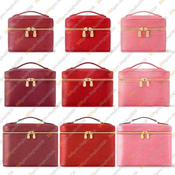 Ladies Fashion Casual Designe Luxury Nice Nano Mini BB Cosmetic Bag Toiletry Bag Toilette Bag Totes Handbag TOP Mirror Quality M15191 M25857 M25856 3 Size Pouch Purse