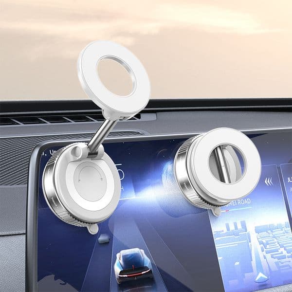 Wholesale of best-selling car automatic lock fixed suction cup mobile phone stand, rotatable adjustable front windshield navigation stand