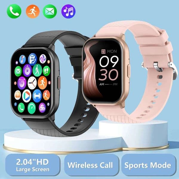 Smart watch, reminder and rejection, wireless calling /dial, multi -Sport mode,SMS reminder, for iPhone/Android