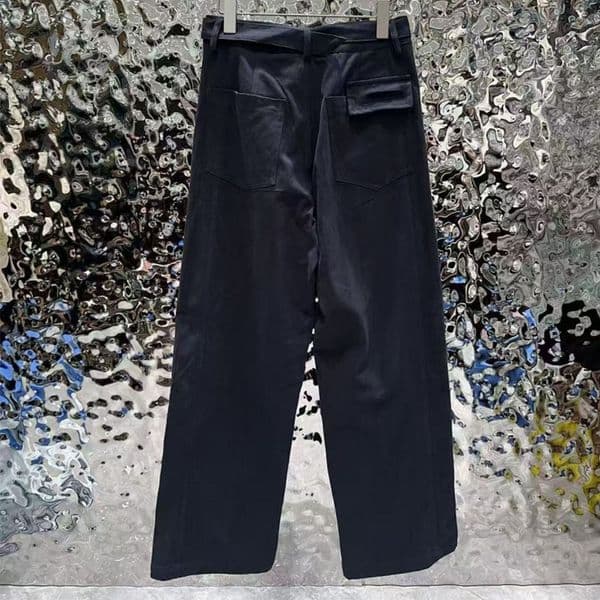Men's designer sports pants, loose casual pants, straight leg pants, running pants, retro high street washed pants