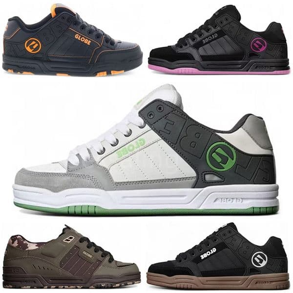 Globe Tilt Skate Shoes Black Orange Mosaic Lunar Grey Green Mens Designer Casual Street Dance Sneakers Man Hip-Hop Trainers for Male Breaking Footwear Free Z260524
