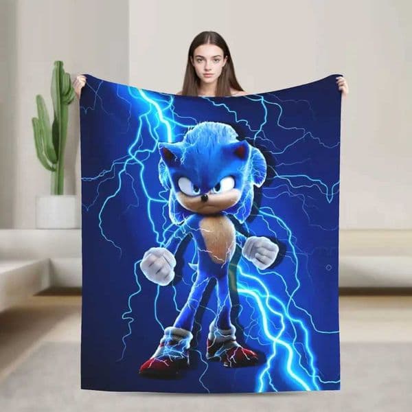 Sonices the HHedgehogs Blanket Fuzzy Awesome Warm Throw Blanket for Coverlet AutumnWinter W251016