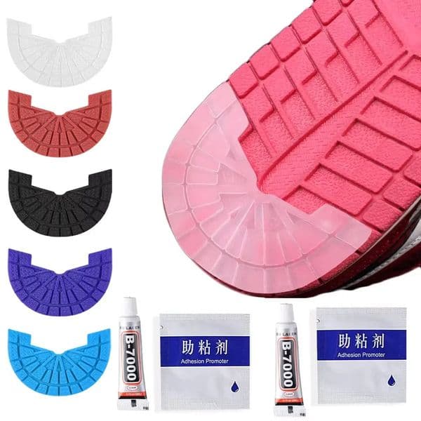 1Pair Wearresistant Outsole Shoes Protector for Sneakers Men Shoe AntiSlip SelfAdhesive Rubber Sole Sports Shoes Patch 251011