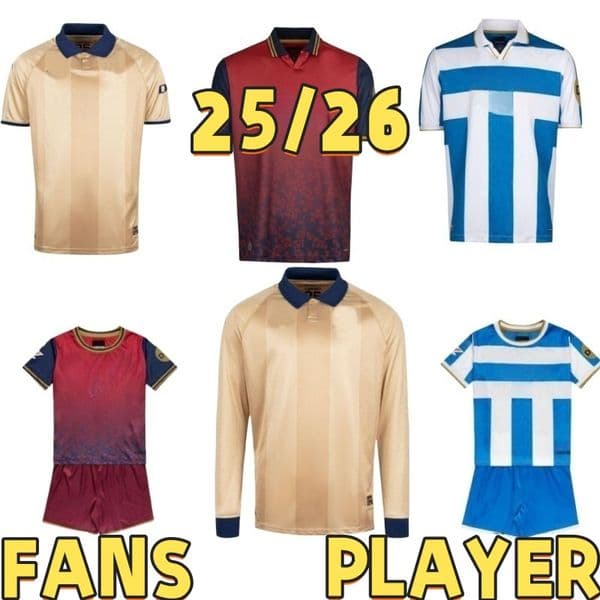 Deportivo de La Coruna Jersey Home Away 2025 2026 men Classic Vintage Football Shirt Breathable Fabric BEBE