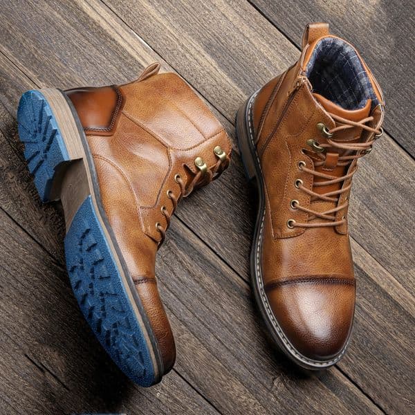 Size 713 Retro Men Boots Fashion Comfortable Spring Leather Boots 251013