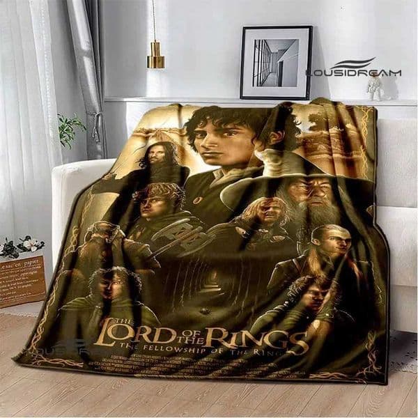LLord of the Rings printed blanket Warm Flannel Blankets Soft and Comfortable Home Travel Blanket bed linings Birthday Gift W251016