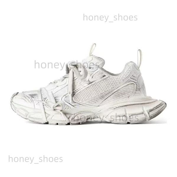 Luxury designer track and field 3.0 sneakers man platform casual shoes white black net nylon printed leather sports shoes triple s belts without boxes 36-45 A16