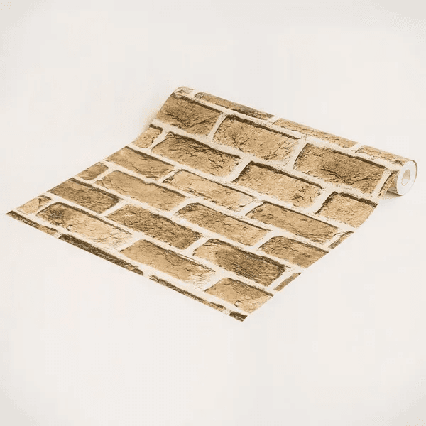 Soil Brick - Vinyl Self-Adhesive Wallpaper Prepasted Wall stickers Wall Decor (Roll)
