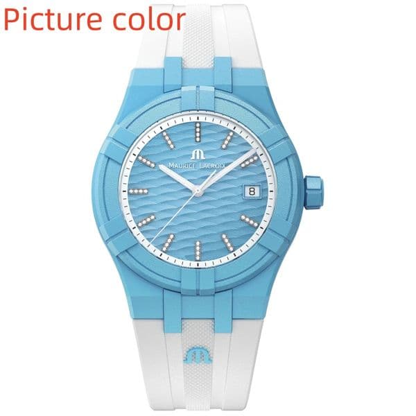 Maurice Lacroixs WristWatches for 2025 New mens Watches Three stitches Quartz Watch High quality Top Luxury Brand Rubber Belt Fashion designer watches