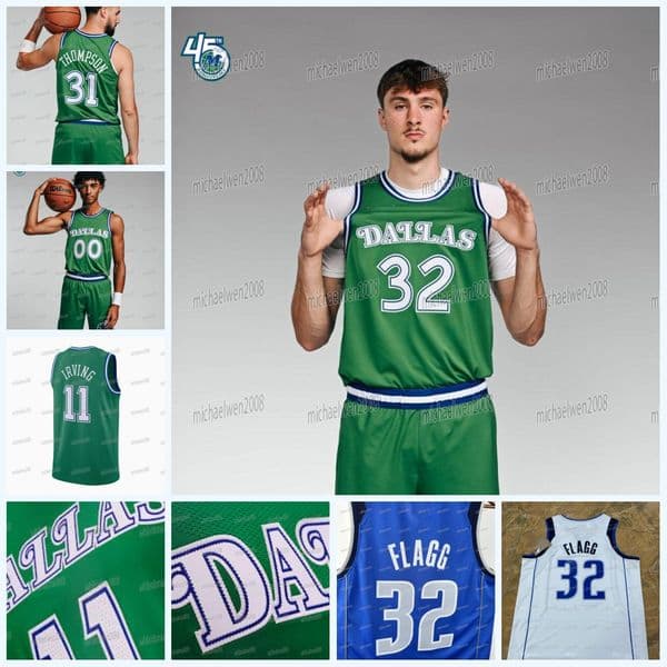 Dallass Maverick 2025-26 45th Anniversary Classic Basketball Jersey Cooper Flagg Irving Dereck Lively II Max Christie Anthony Davis Personalized Custom Youth