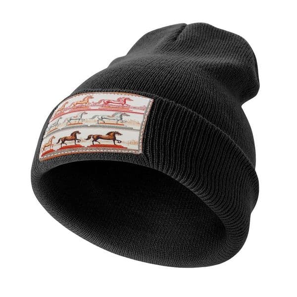 H Designer beanie hat beanie bonnet winter hat beanie luxury Horse striped pattern mens womens beanie winter skull cap bobble hat polo beanie H48