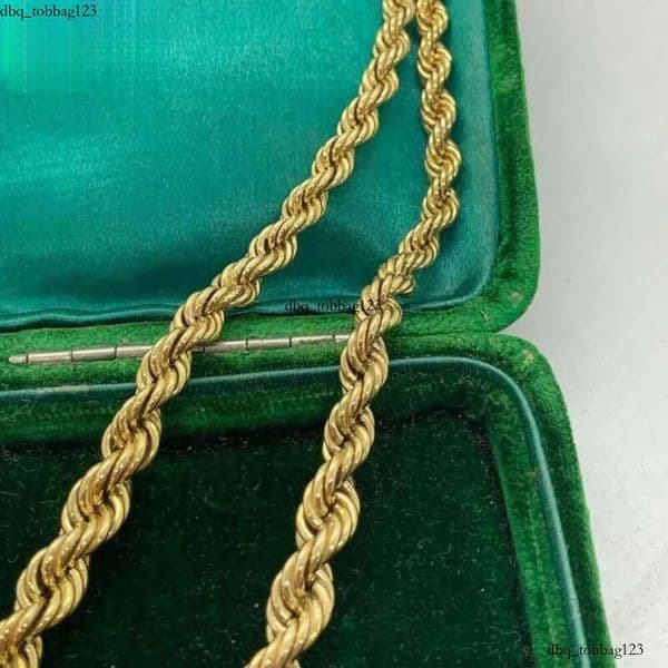 Lifeng Jewelry Thick Rope Chain Necklace Men Women 10mm Hip-hop Sier Gold-plated Short Choker 111 aaa