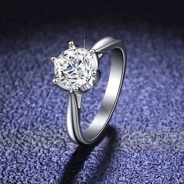 Womens Luxury PT950 Platinum Wedding Ring With GRA Credentials Real D Color VVS 1 Carar Moissanite Diamond Rings Fine Jewelry W251017