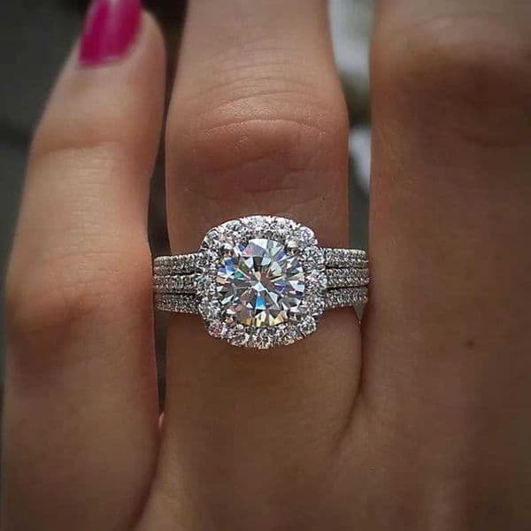 925 Sterling Silver Rings for Women AAA Cubic Zirconia Luxury Engagement Rings Fashion Wedding Party Jewelry W251017