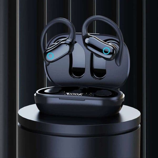 Ipx7 Waterproof TWS Earphones BLAST I26 ENC Bluetooth Digital Display Headphones True Wireless Stereo Earbuds Sports Headset